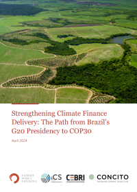 Strengthening Climate Finance Delivery: The Path from Brazil’s G20 Presidency to COP30