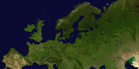 Kort over nordeuropa
