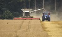 Landbrug mejetærsker traktor høst